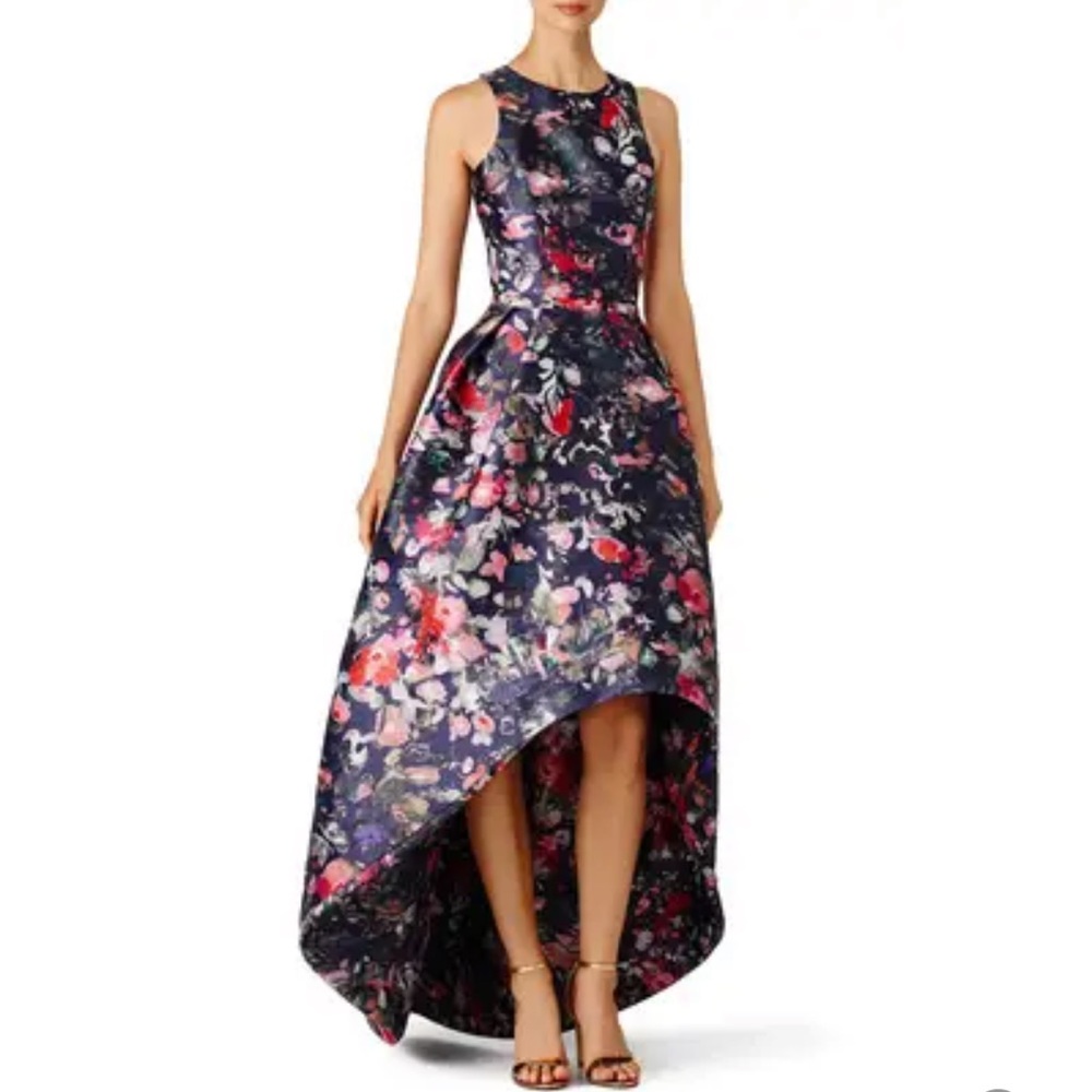 ML Monique Lhuillier Floral Jadore Gown